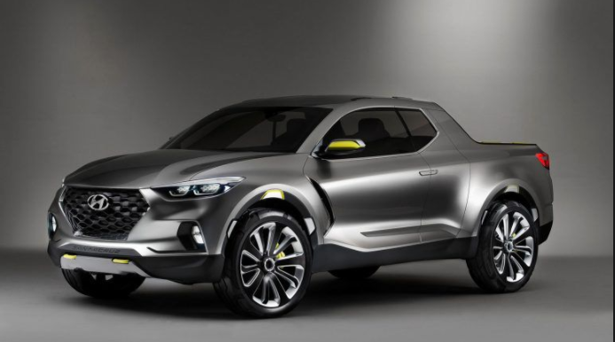 2019 Hyundai Santa Cruz, Pickup silver