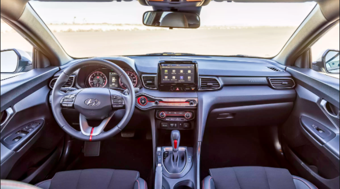 2019 hyundai veloster interior