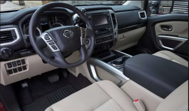 2020 nissan titan interior