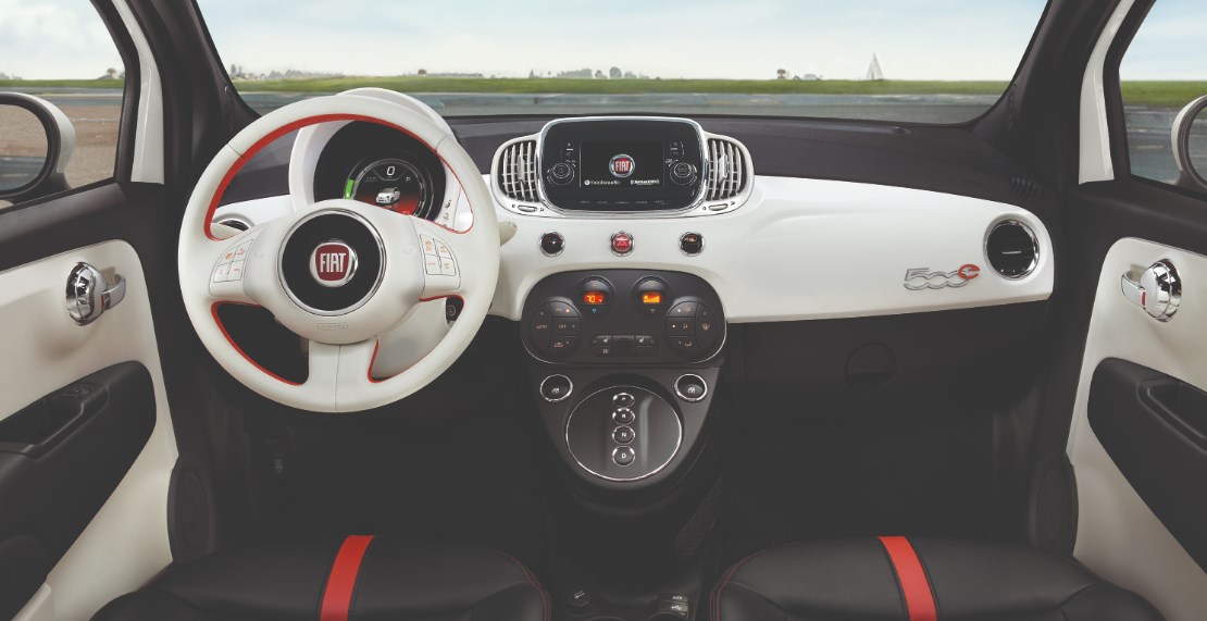 2019 Fiat 500E Interior
