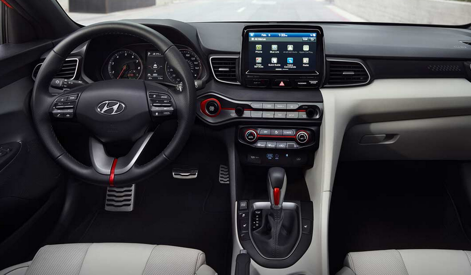2019 Hyundai Veloster UK Interior