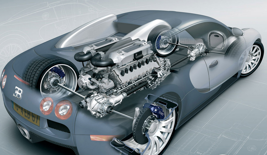 2020 Bugatti Veyron Engine