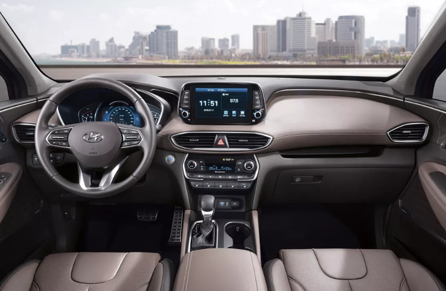 2019 Hyundai Santa Fe 0-60 Interior