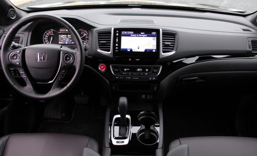 2020 Honda Ridgeline Black Edition Interior