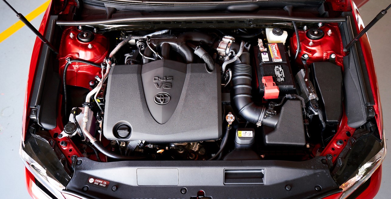 2020 Toyota Camry TRD Engine