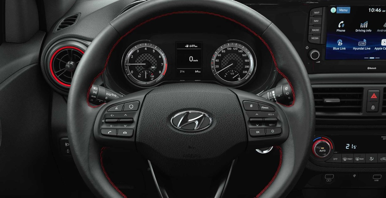 2020 Hyundai I10 Interior